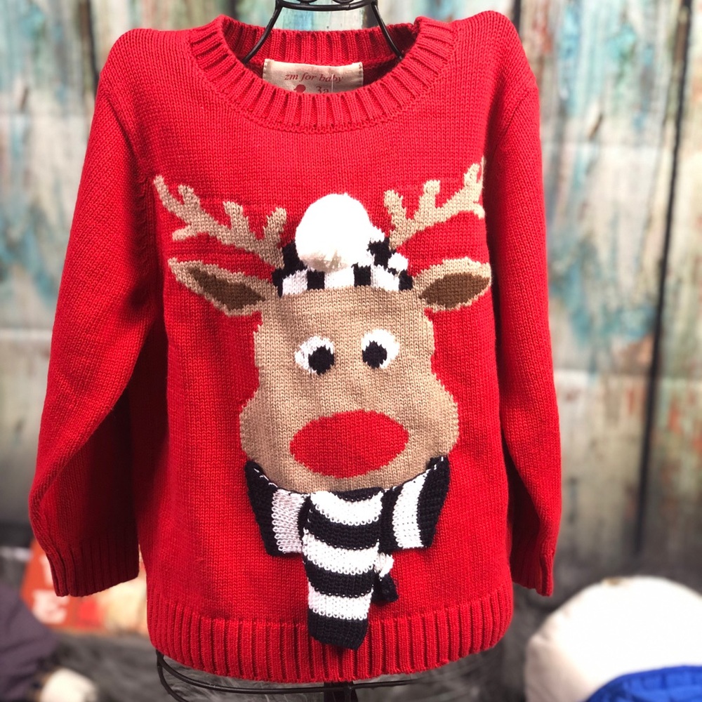 Boutique purchased reindeer Christmas sweater
